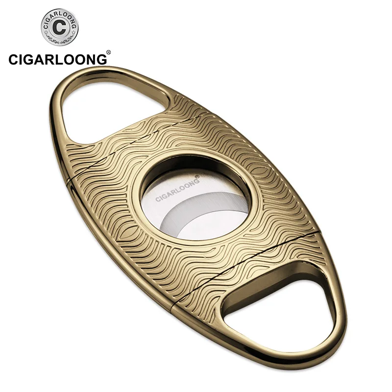 

Cigar Cutter Portable Metal Stainless Steel Sharp Double-edge Thicker Cigar Scissors Cigar Smoking Accessories CC-1050