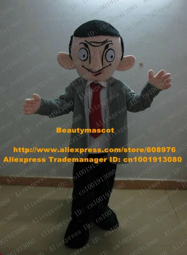 Fancy Colorful Mr. Bean Man Mascot Costume Mascotte Master Of Humour Actor  Adult With Funny Face Long Red Tie  Free Ship|costume zombie|costume  vestcostume ballroom - AliExpress