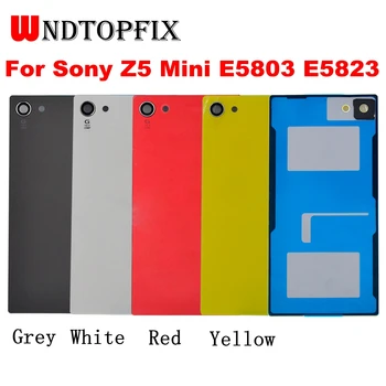 

Back glass For Sony Xperia Z5 Compact Battery Cover Housing Case For Sony Xperia Z5 Plus Back Battery Cover Door Battery Case