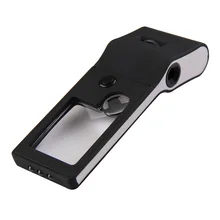 Superior Portable Magnifiers For Reading Jewelry Identify Pocket Magnifying glass Multiple 3X 10X 55X Microscope With LED Light