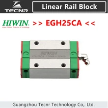 Тайваньский HIWIN EGH25CA линейные направляющие Рамный лафет блок скользящих контактов для линейные рельсы HGR25