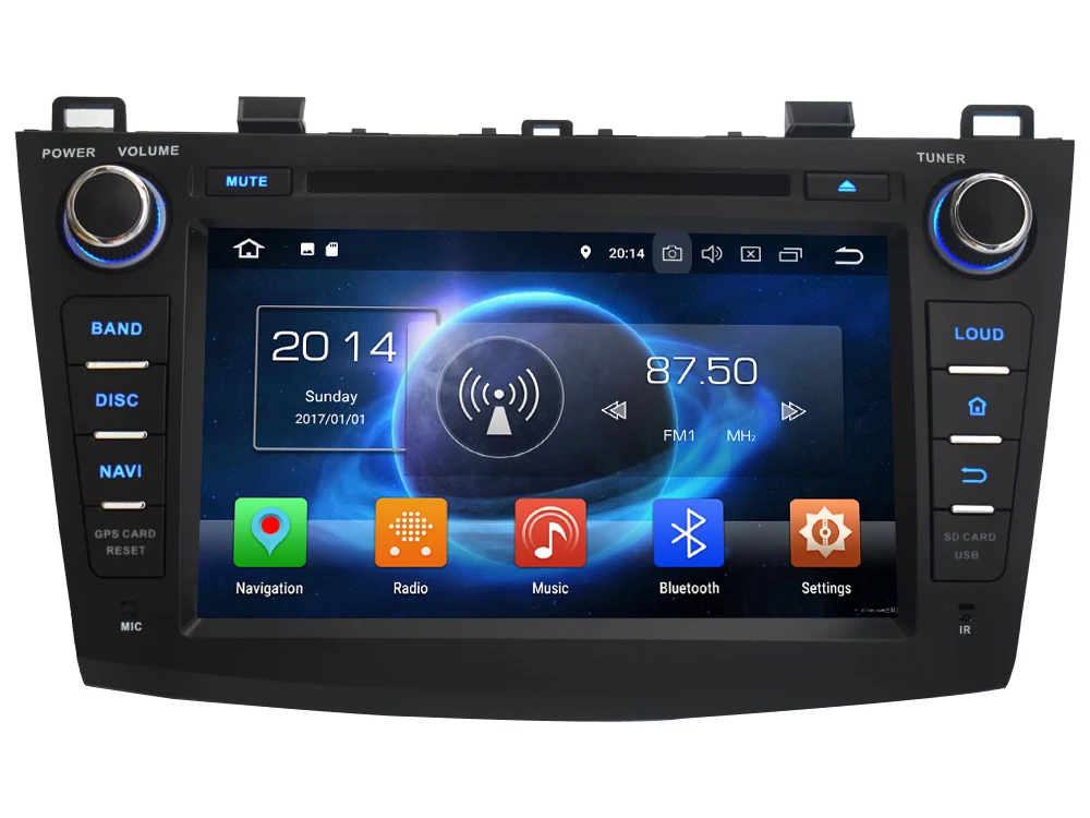 Clearance KLYDE 8" 4G Android 8.0 Octa Core PX5 4GB RAM 32GB ROM BT Car DVD Multimedia Player Radio For Mazda 3 Axela 2010 2011 2012 2013 0