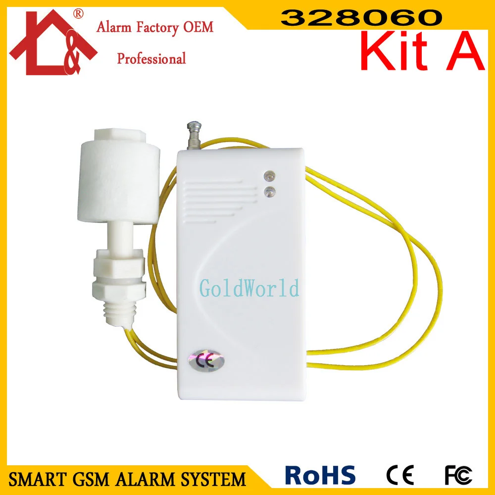 

1 Pcs Wireless Intrusion 433MHz Water Leakage Alarm Sensor Detector