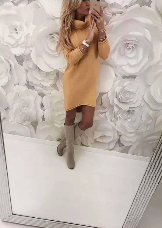 

New long-sleeved slim bottoming shirt turtleneck sweater