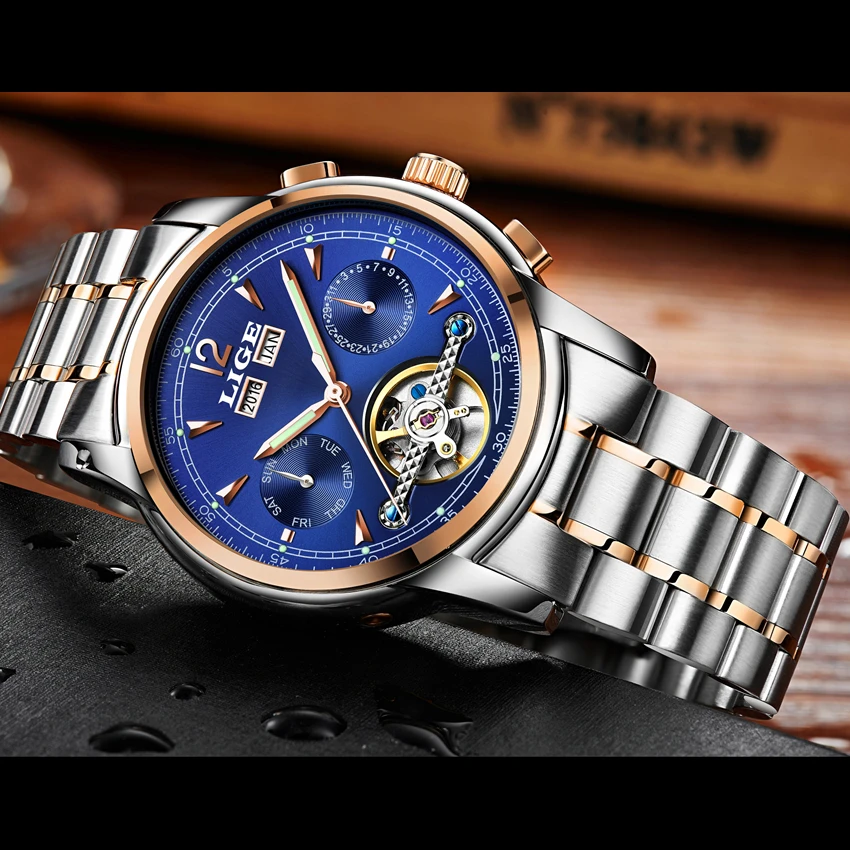 Luxury Brand Men Watches Mens Casual Automatic Mechanical Date Clock Male Waterproof Sports Watch Man Dress Wrist Watch Relojes