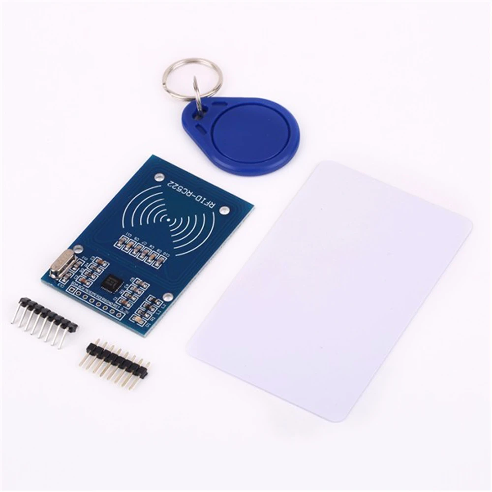 

10pcs/lot RC522 RFID NFC Reader RF IC Card Inductive Sensor Module For Arduino Module + S50 Card + keyfobs