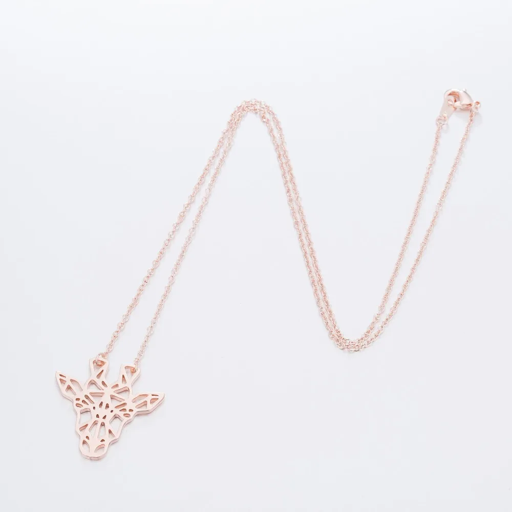 4-Daisies-Cute-Origami-Sheep-Necklace-Animal-Geometric-Necklaces-Pendants-Choker-Chocker-Collares