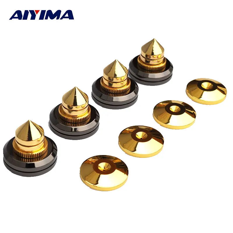 AIYIMA 4 Pair Mini Portable Audio Speaker Spikes Speakers Repair Parts