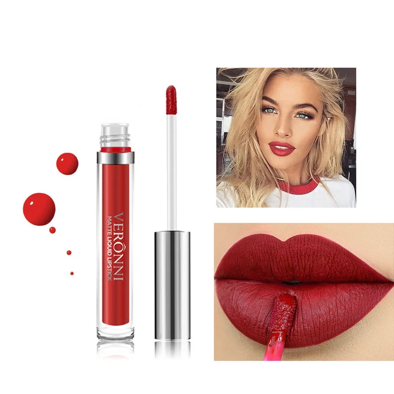 

Shimmer Makeup Lips Make-up Non-stick Cups Do Not Fade Durable Waterproof 13-color Liquid Lipstick Sexy Matte Lip Gloss TSLM1