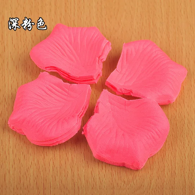 Hot sale 100pcs/pack Fake Rose Petals Flower Girl Toss Silk Petal