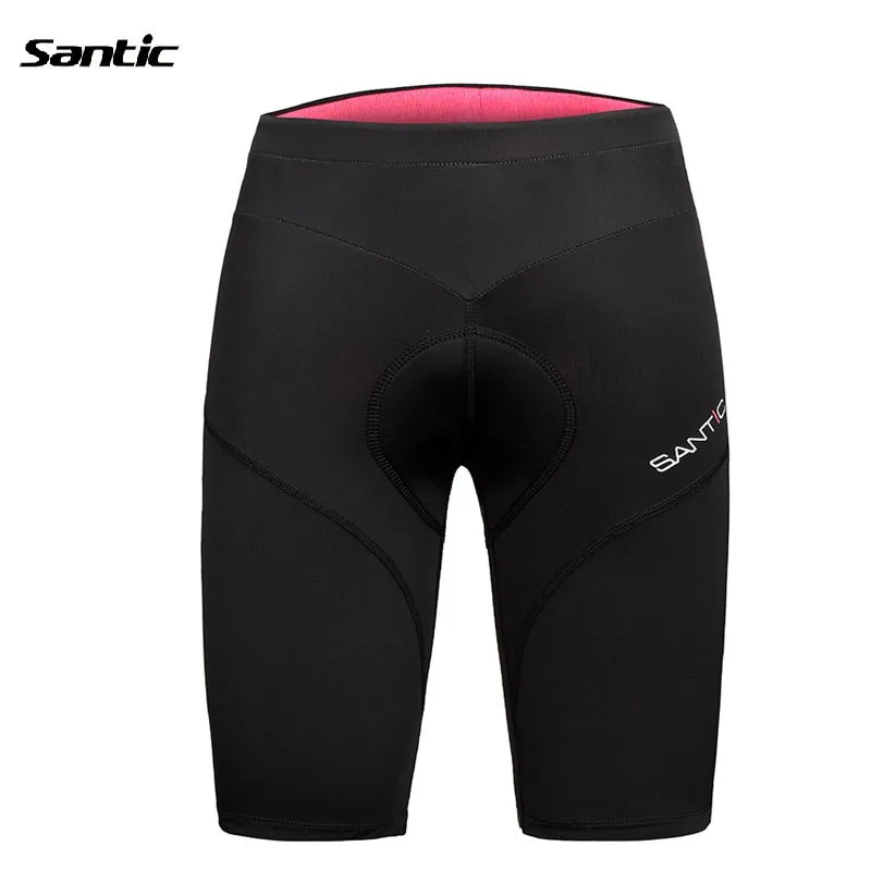 

New Santic Women Spring Padded Gel Cycling Shorts Quick Dry MTB Bicycle Clothing Anti-UV Bike Riding Tights Downhill Sportswear
