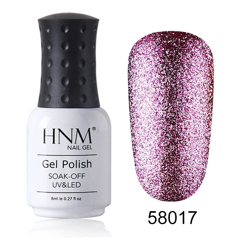 HNM УФ-светодиодный Платиновый лак для ногтей 8 мл штамповочная Краска Лак для ногтей Vernis a Ongle Гибридный Гель-лак для ногтей - Цвет: 58017