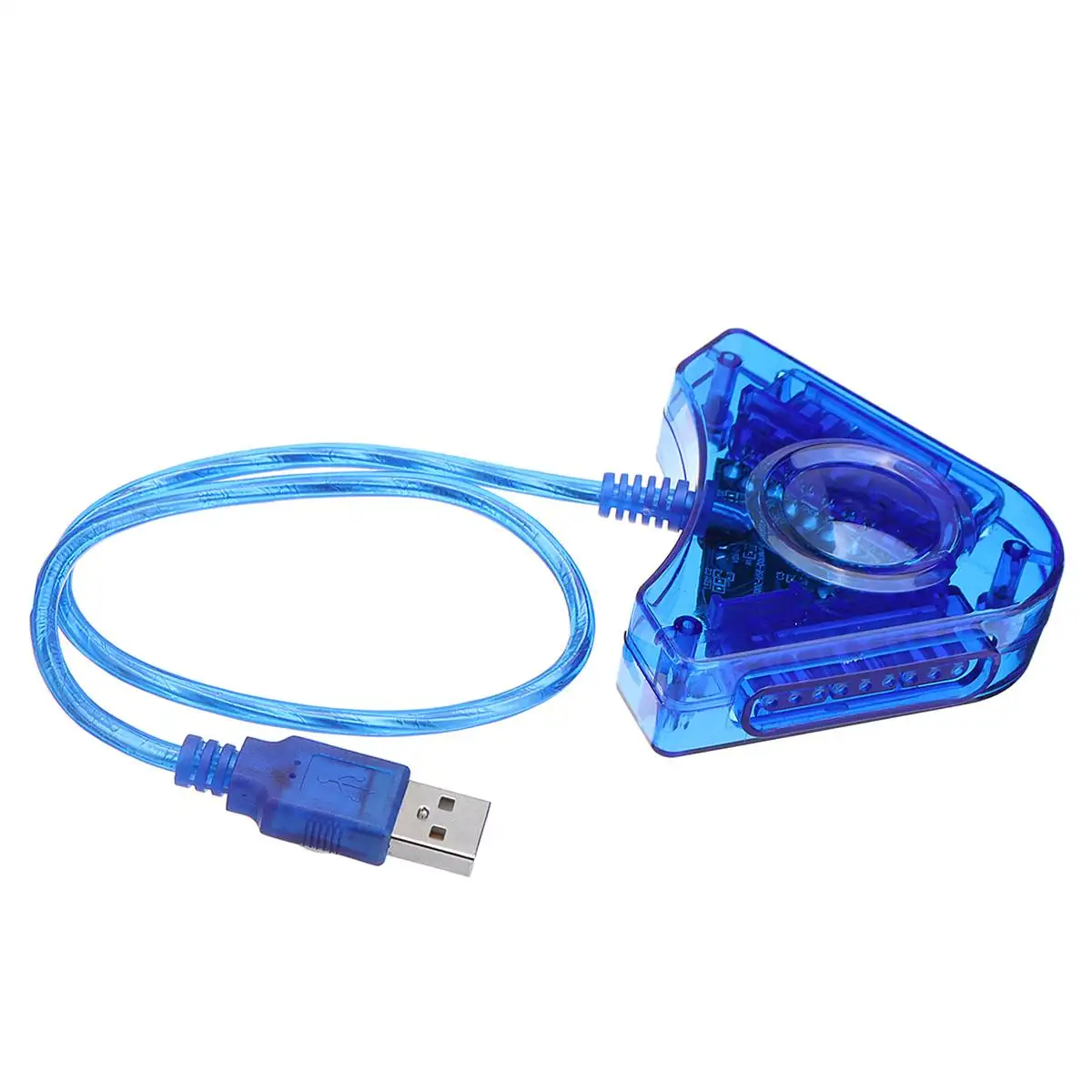 Джойстик USB двойной плеер конвертер Кабель-адаптер для PS2 геймпад две игровые станции 2 шт. игровой контроллер USB с CD драйвер