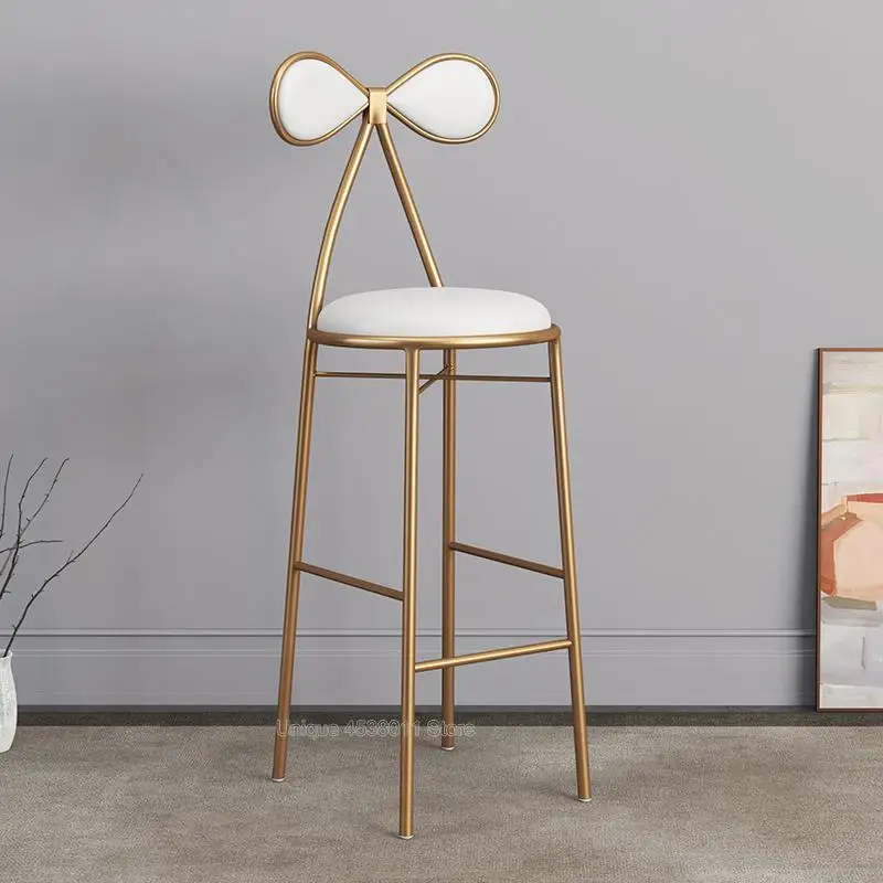A,Fashion Butterfly knot Metal Chair Golden Bar Stool Dining Chair Makeup Chair Modern Simple Dressing Table Stool Home shop A,Fashion Butterfly knot Metal Chair Golden Bar Stool Dining Chair Makeup Chair Modern Simple Dressing Table Stool Home shop