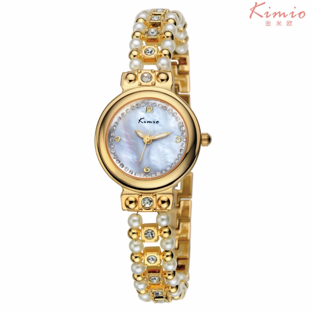 

Fashion KIMIO Watch Women Luxury Bracelet Brand Dress Top waterproof relogio feminino Wristwatch golden quartz wrist watches
