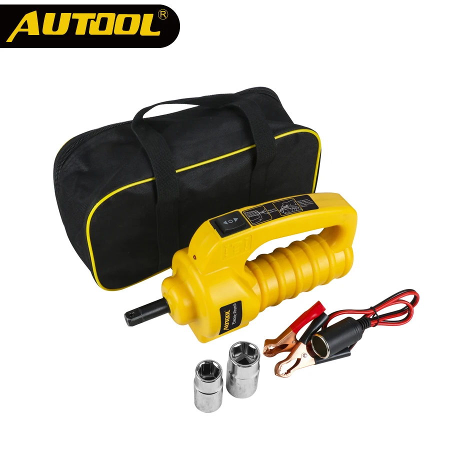 

AUTOOL Electric Impact Wrench 12V Car Automotive Tire Repair Change Replace Impact Driver Electric Wrenches 480N.M Sleeve Socks