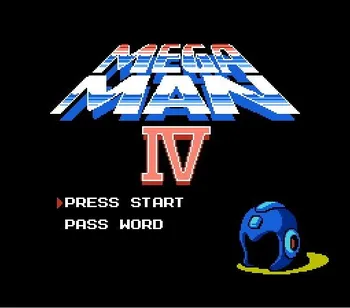 

Mega Man 4 Game Card For 72 Pin 8 Bit Game Player