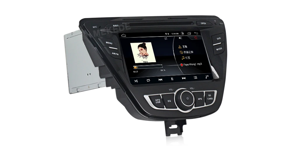 Best MEKEDE Android 8.1 Car GPS Multimedia Navi Stereo Player For HYUNDAI  ELANTRA 2014 with Quad-core support Bluetooth wifi 17
