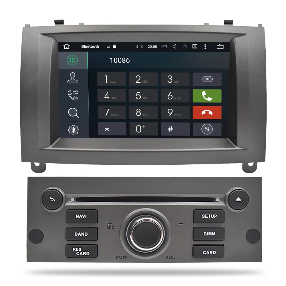 Flash Deal 4G RAM Android 9.0 Car DVD Player GPS Navigation Multimedia Stereo For Peugeot 407 2004 2005 2006 2007 2008 2009 2010 Auto Radio 3