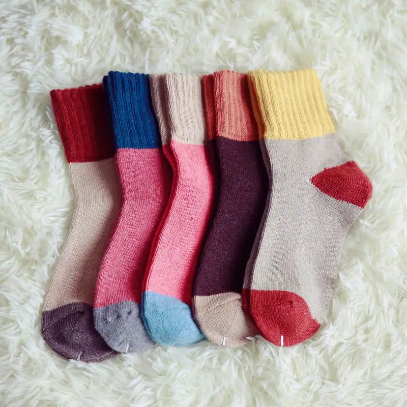 

Fashion pure thick wool sock women winter wool socks Christmas Socks women ankle sock women cotton