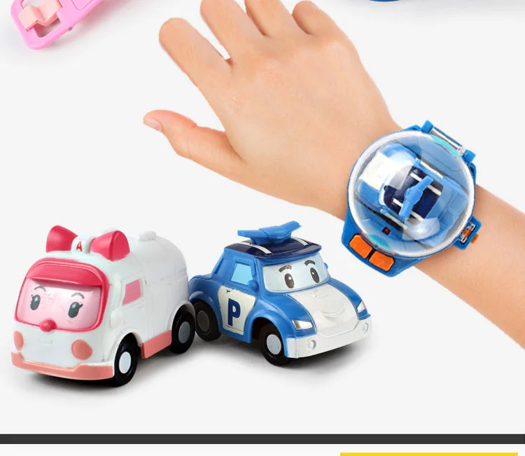 Автомобильные часы с дистанционным управлением, детские мини-часы с мультипликационным управлением, автомобиль с Индукционным автомобилем с гравитацией