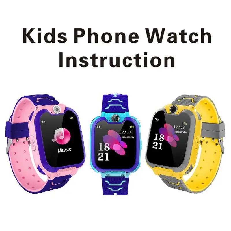 

Y46 Kid Smart Watches Phone Children SOS Call Anti-Lost Finder