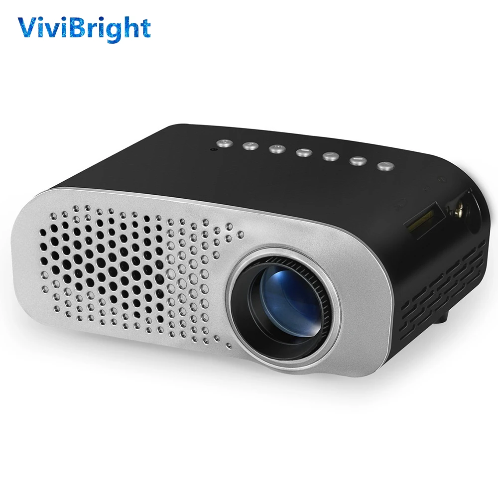 

Vivibright LED HD Projector GP802A Home Beamer for Kids 1920*1080P HD Mini Projector Support SD HDMI USB Projector High-Definiti