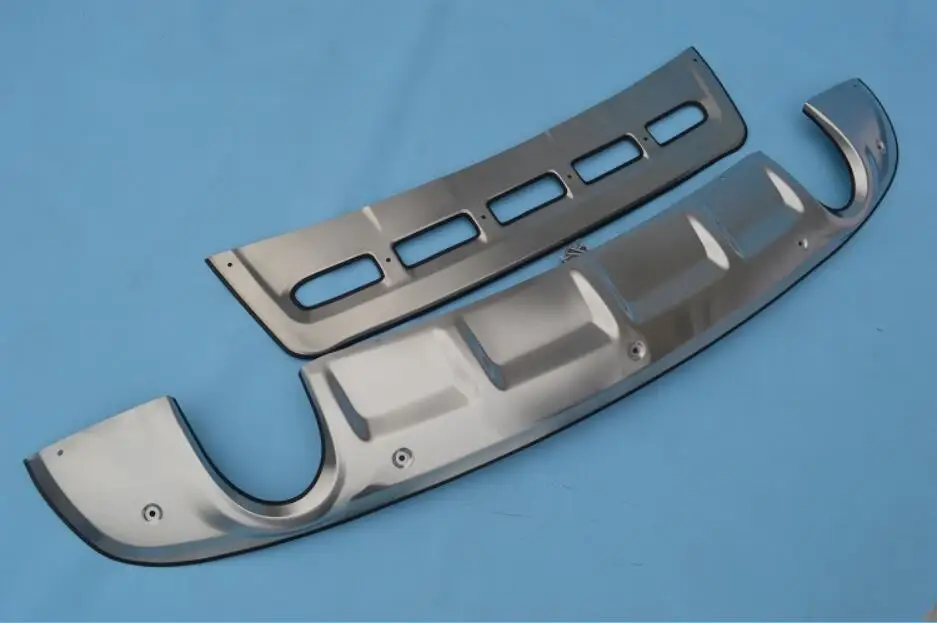 

JIOYNG For Stainless steel Front + Rear Bumper Protector Guard Skid Plate For Audi Q5 2009 2010 2011 2012 2013 2014 2015 2016