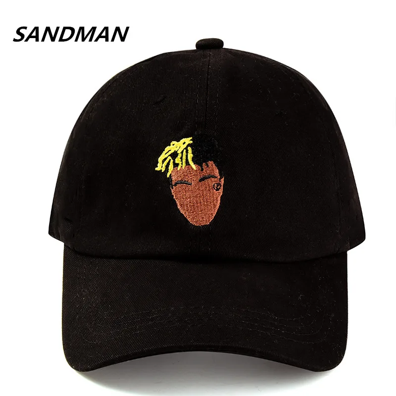 Прямая поставка SANDMAN хлопковая бейсболка певица xxxtentacion Dreadlock для мужчин и женщин