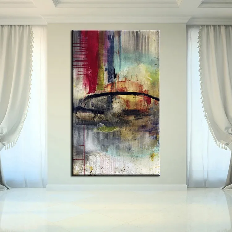 

Pop ART Large Hand Painted Abstract Impasto Oil Painting on Canvas Wall Picture Living Room Bedroom Wall Art Home Decoration