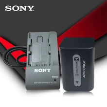 1 шт./лот sony NP-FH70 NPFH70 NP-FH60 DCR-DVD650 HC52 SX40 литиевые батареи цифровая камера батарея+ зарядное устройство