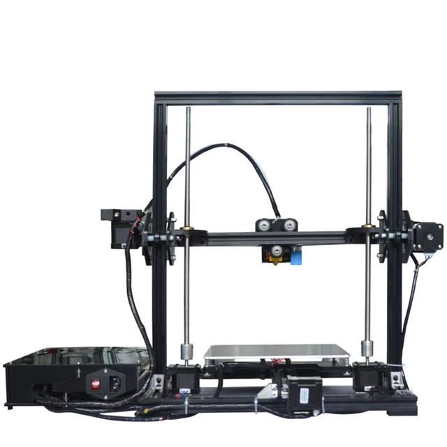 Best Offers Aluminium Profile Extrusion 3D Printer Kit Printer 3D Printing SD Card LCD Screen Plastic Wheel with Bearings Automatic leveling