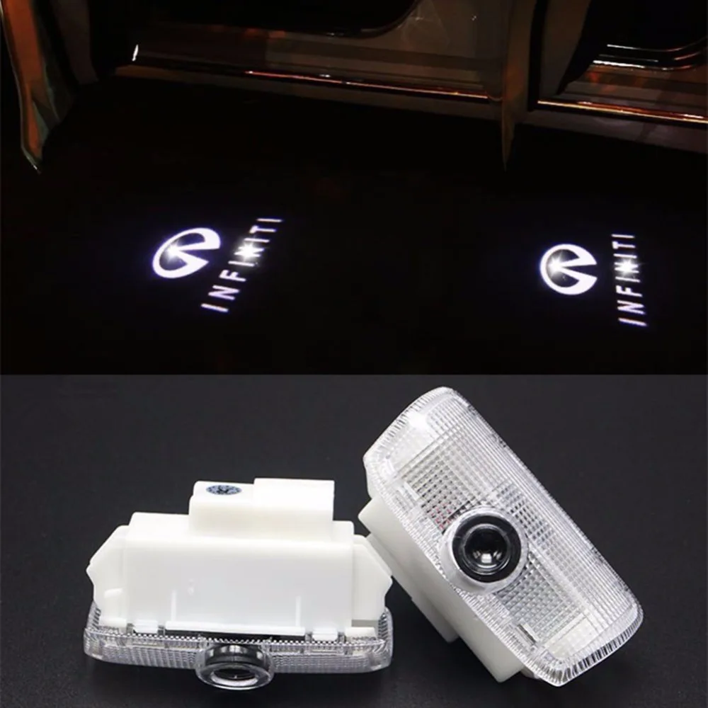 2x LED Logo Laser Door Courtesy Shadow Courtesy Light For