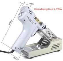 1pc 220v 100w Adjustable Temperature Electric Soldering Irons Hot Air Gun Soldering Tool Kit S-995A