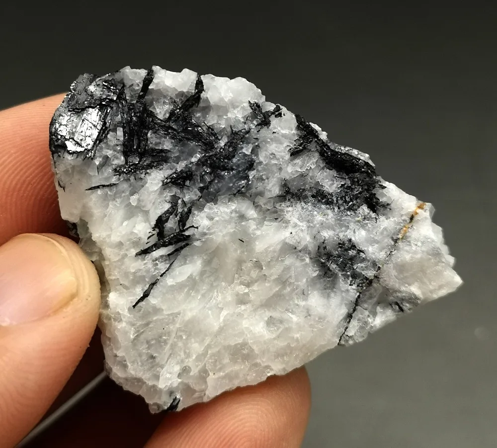 

26g natural stones and crystals Wolframite and silica symbiotic mineral specimen collection gemstones quartz healing crystal