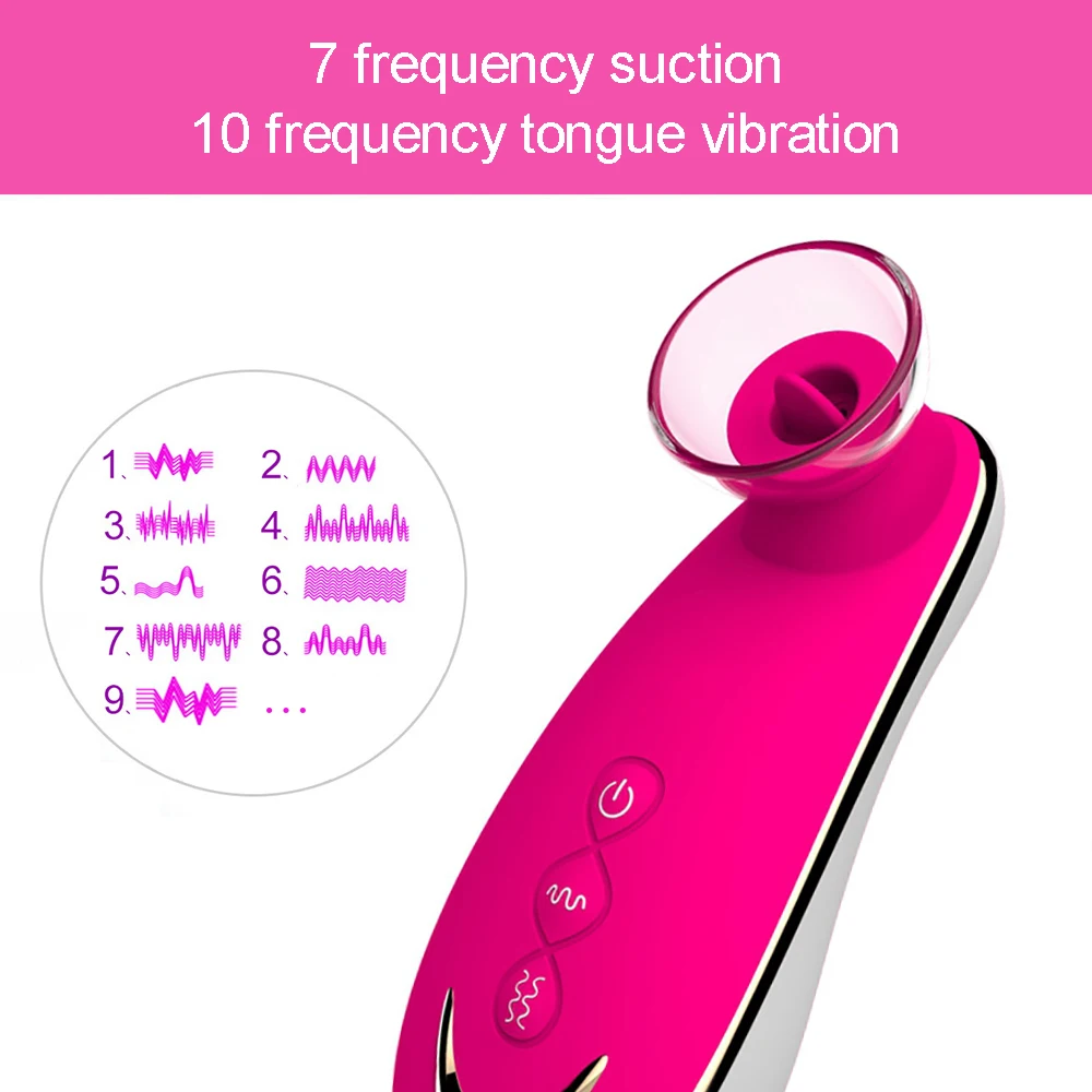 Oral Clitoris Sucking Stimulator Tongue Vibrator Nipple Sucker Breast Enlarge Massager Vibrator Sex Toys for Women Adult Product (1)