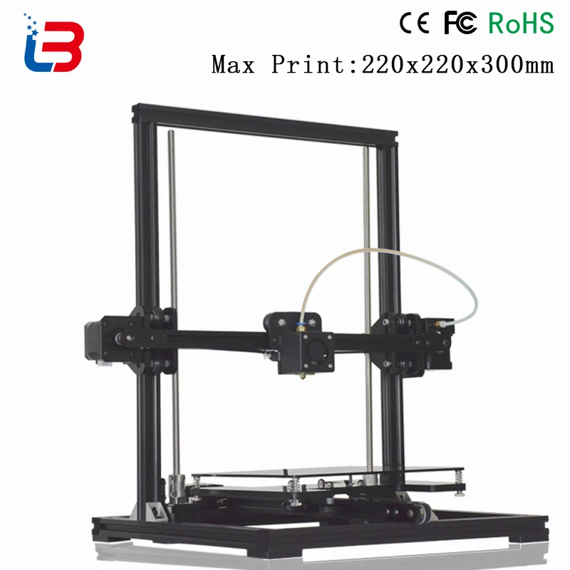 Hot sale Tronxy X3 Metal frame 3D Printer DIY kits Big Build size with LCD control box AUTO LEVEL 8GB SD card&filament as gift