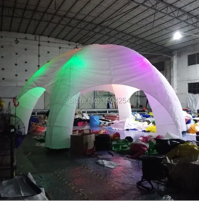 8 м открытый и Крытый надувной тент с цветные светодиодные лампы чудесные для вечерние игрушки палатки