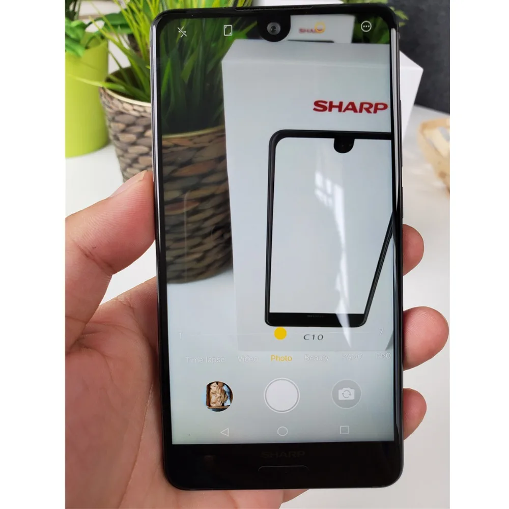 SHARP AQUOS C10 S2 смартфон с восьмиядерным процессором Snapdragon 630 ОЗУ 4 Гб ПЗУ 64 ГБ 12 Мп 2700