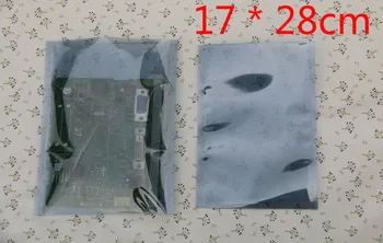 

DHL 400Pcs/Lot 17*28cm Open Top Plastic Anti-static Shielding Bag Wholesale ESD Poly Antistatic Package Bags For Electronics