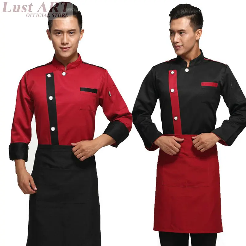 New design food service chef jacket kitchen hotel chef uniform casual