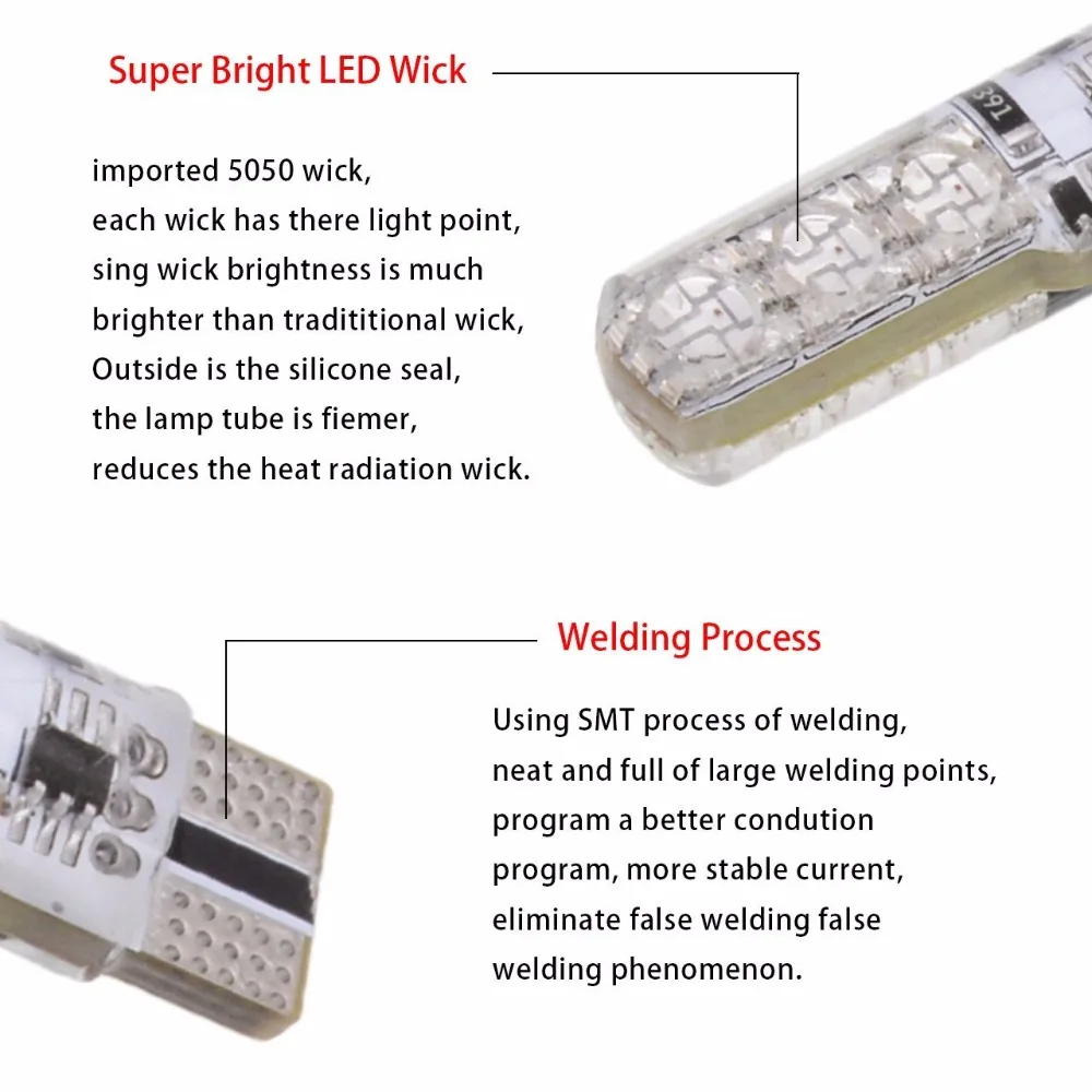 led t10 w5w car reading light  (22)
