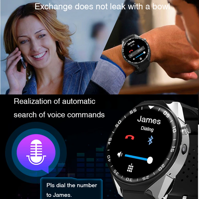 DEHWSG H99C Smart Watch MTK6580 2gb+16gb 3G+GPS+WiFi 400mah Smartwatch call reminder Android 5.1 Wearable Devices PK KW88 LES1