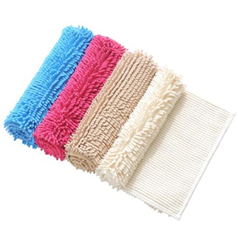 Buy Chenille Microfiber Soft Shaggy Bath Rug Non slip
