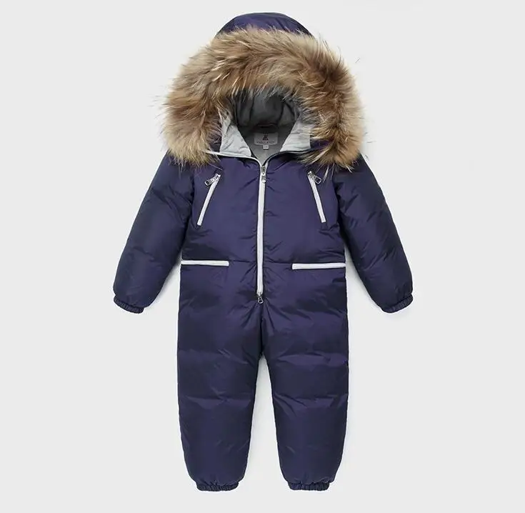  2019 Russia baby girls clothes  winter feather clothing thicken down baby boys clothes newborn down