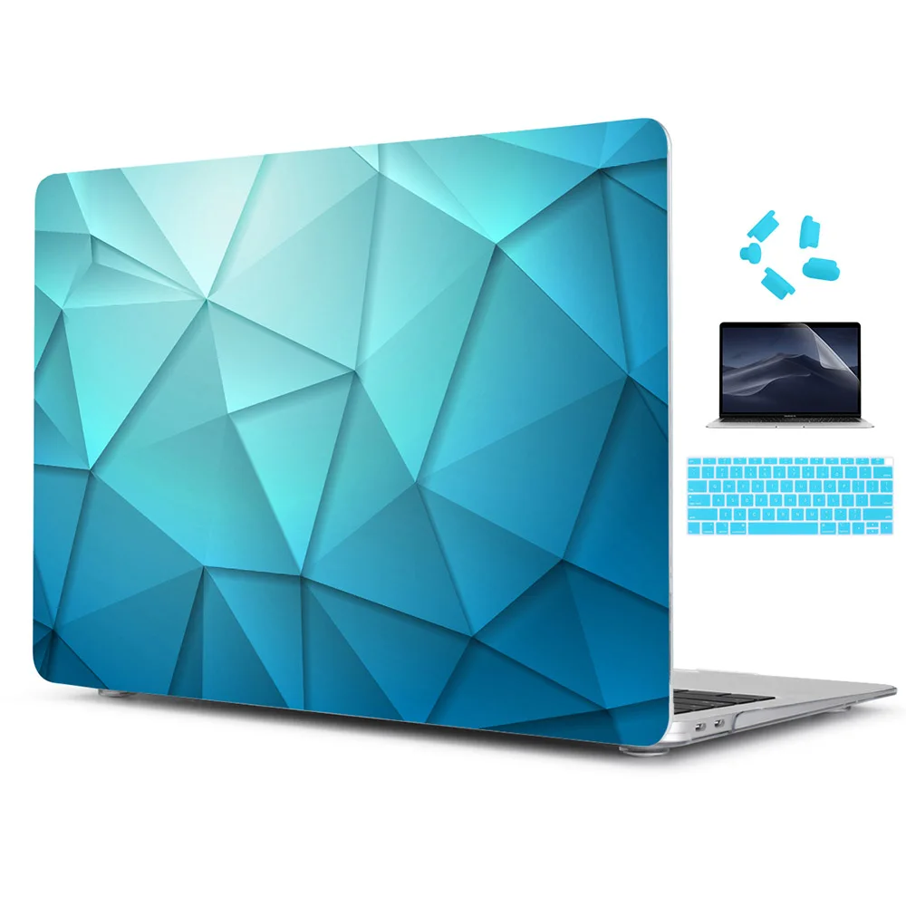 Batianda чехол для ноутбука с кристаллами для Apple MacBook Air Pro retina 11 12 13 15 для New Pro 13 15 дюймов Touch Bar New Air13 A1932 - Цвет: M868