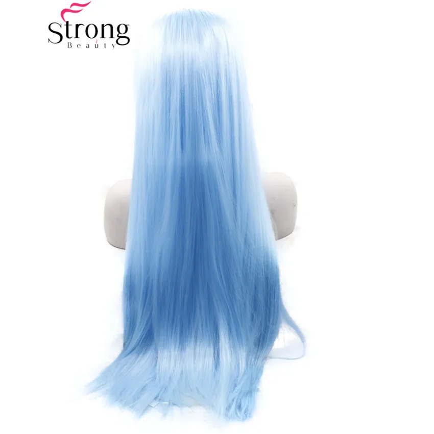 StrongBeauty длинные прямые волосы на кружеве парик часть термостойкие Glueless Замена синтетические волосы парики - Цвет: MX112