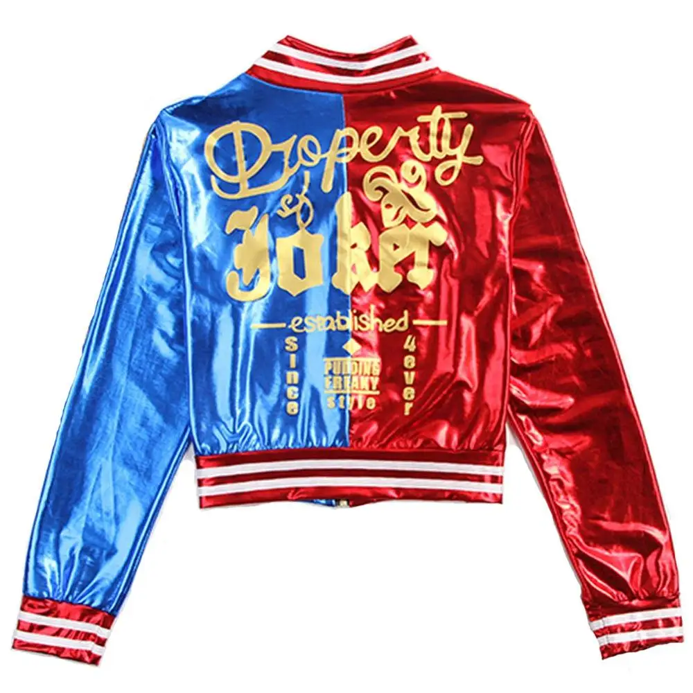 

Hitmebox 2019 Batman Suicide Squad Harley Quinn Cosplay Costume Women Arkham Asylum City Joker Movie Halloween Anime Top Jacket