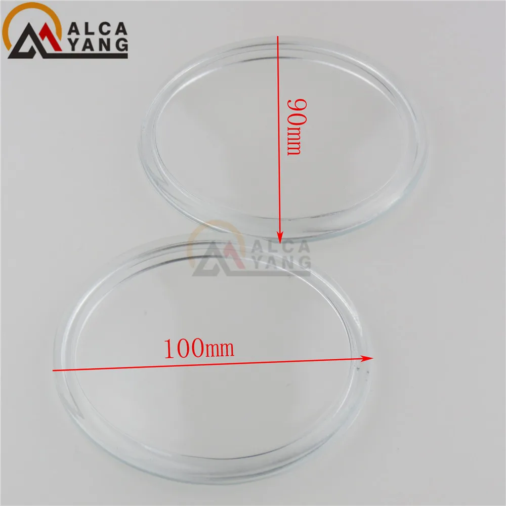 

2pcs/set Oval 100X90mm Fog Lights Lamps Anti-fog Glass Tempered Glass For TOYOTA Vitz/Yaris 5-Door 2005-2009 .