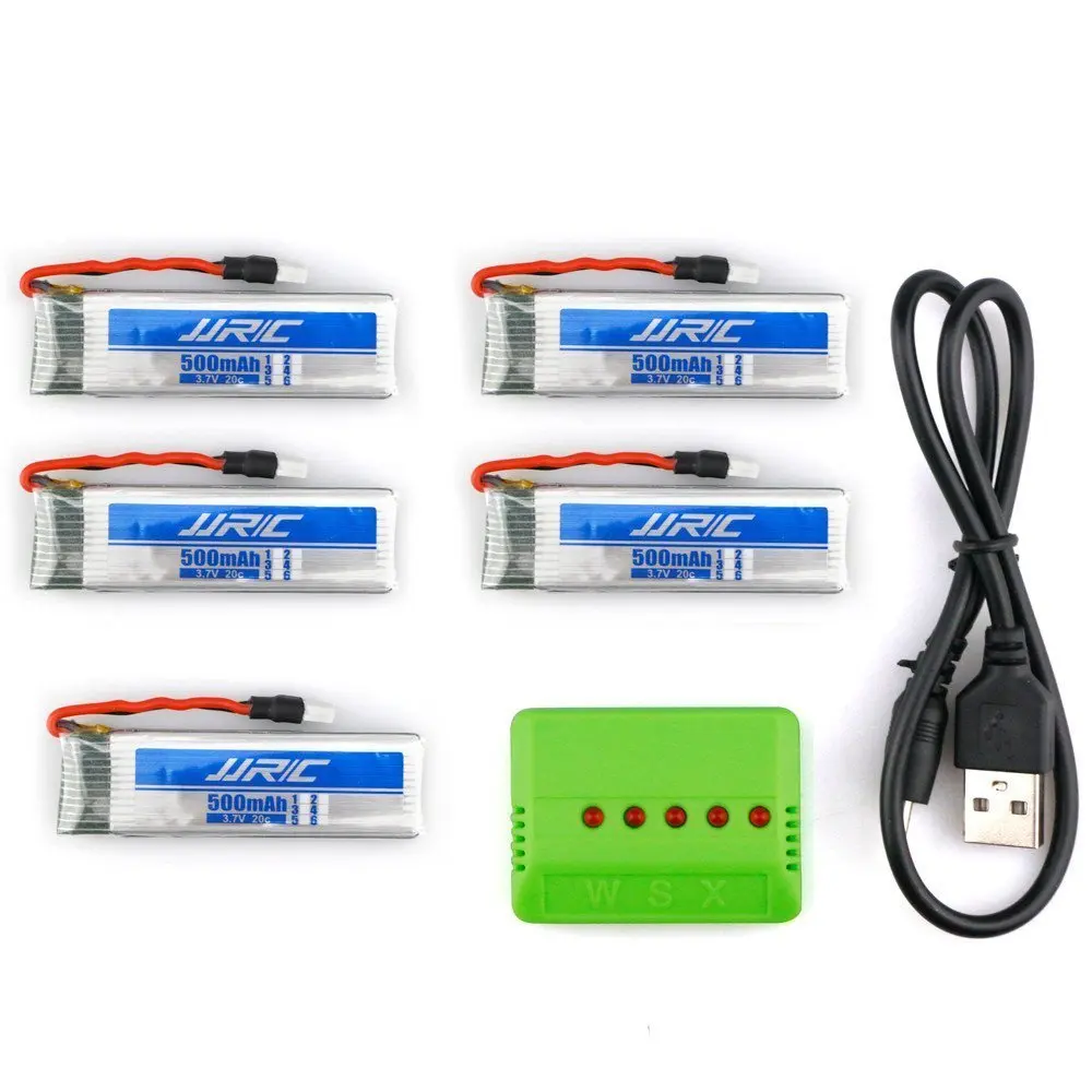 Оригинальный литий-полимерный аккумулятор JJR/C 3 7 в 500 мАч 20C для JJRC H37 RC